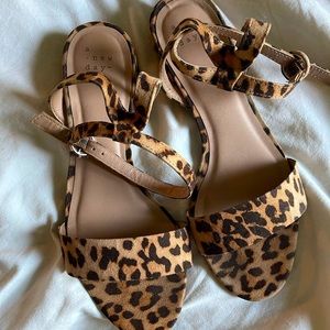 A New Day leopard heel sandals